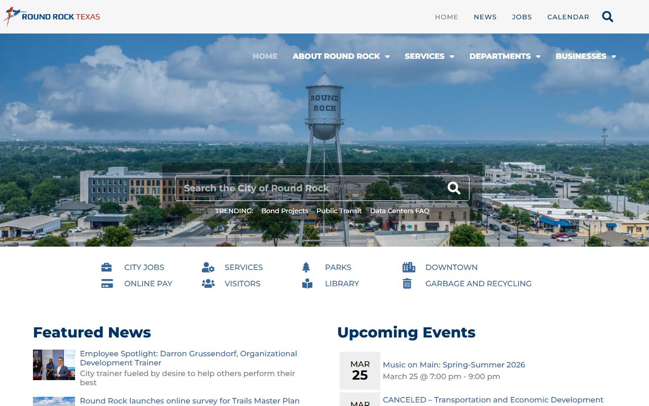 Round Rock arrest records police department Williamson County