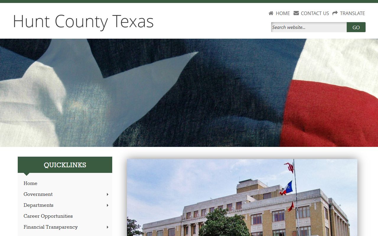 Hunt County Sheriff's Office arrest records and online inmate search in Greenville Texas