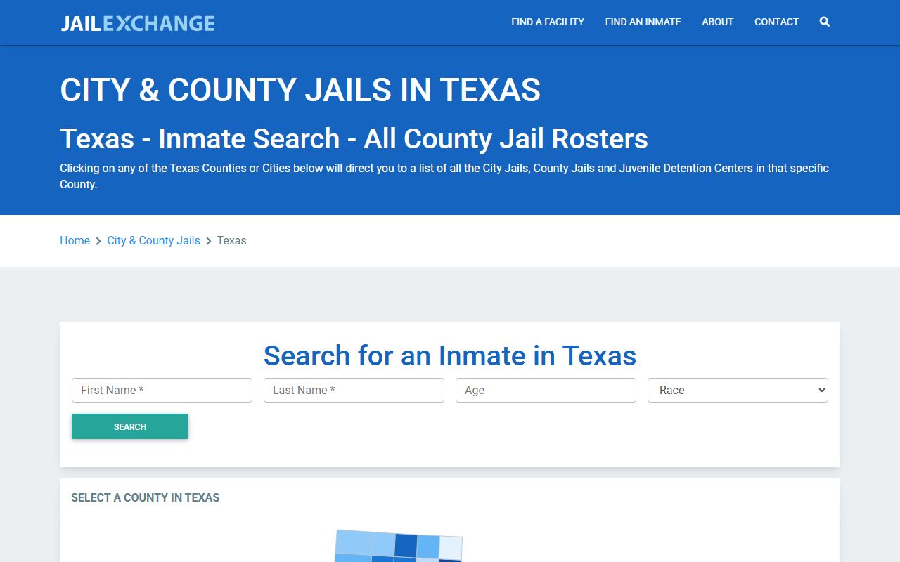 Texas Jail Directory Arrest Records